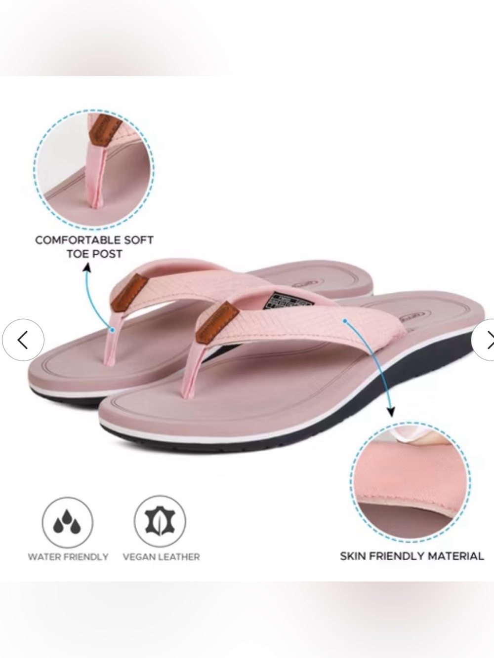AEROTHOTIC Solace Beach Sandals
For Woman Comfort Flip-Flops
Lightweight FM405 - Picture 16 of 17